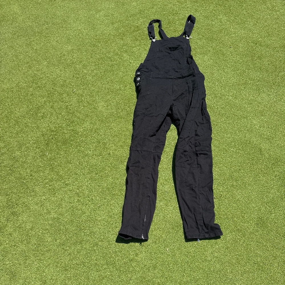 Black Overalls Size: Large